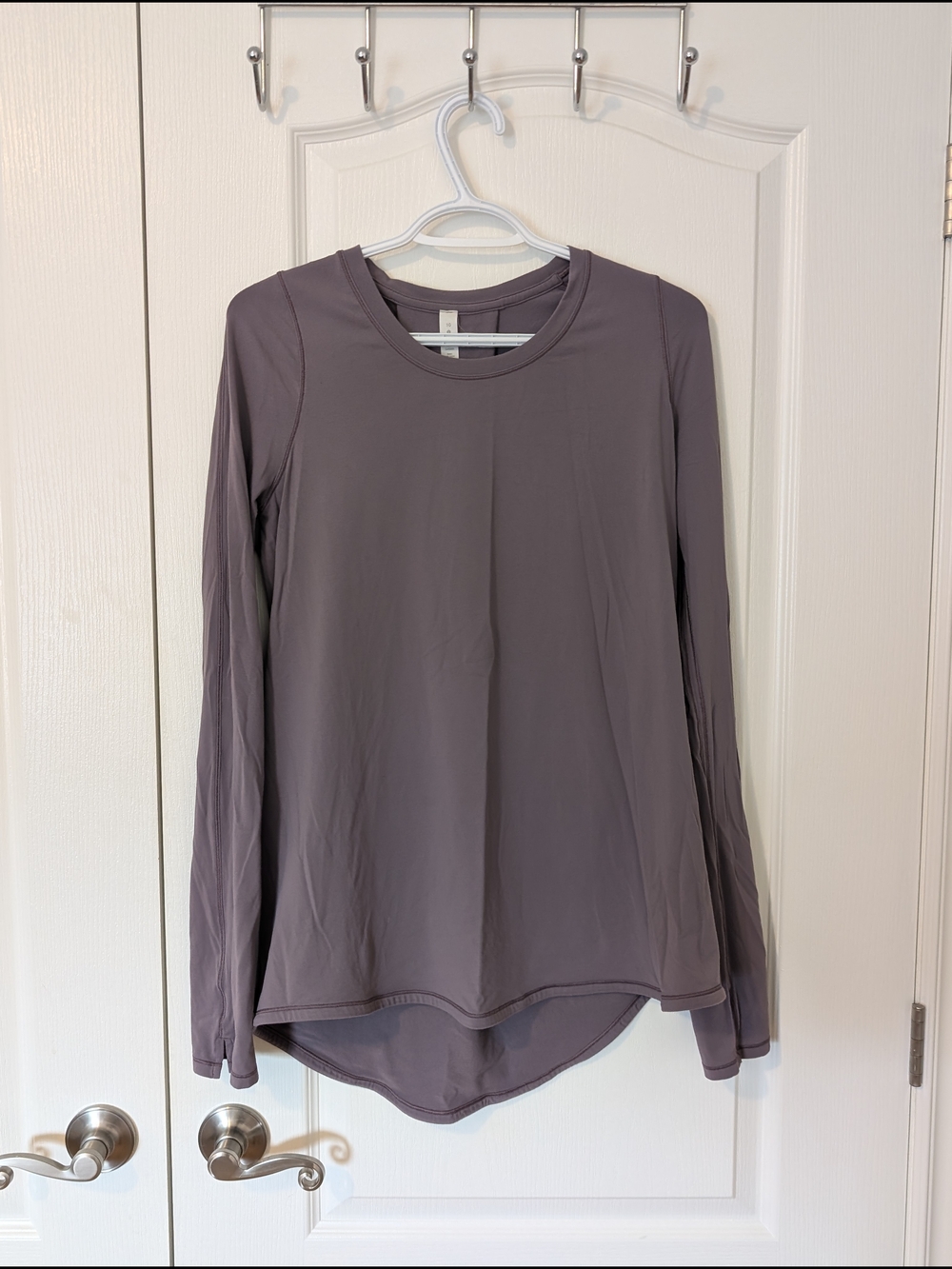 lululemon Long Sleeve Crew Top - Mauve Gray
